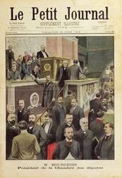 Monsieur Bourgeois, President of the Chamber of Deputies, front cover of 